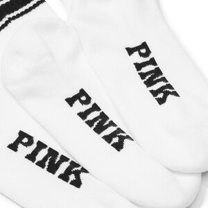 PINK Victoria's Secret Black and White Casual Socks